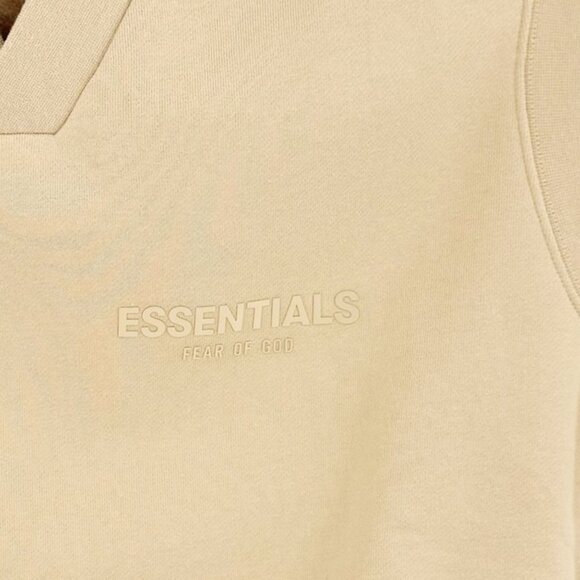 Essentials Fear Of God Unisex Sand V-Neck Sleeveless Vest Sweatshirt Size XS NWT - Picture 5 of 11